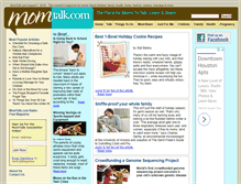 Tablet Screenshot of momtalk.com